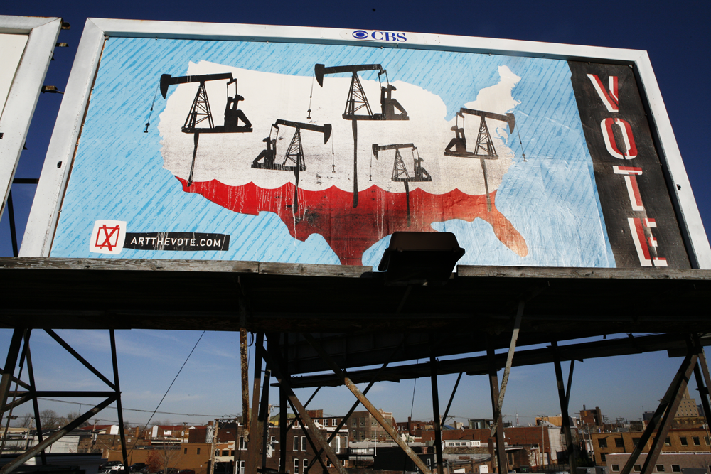 Art the Vote Billboard