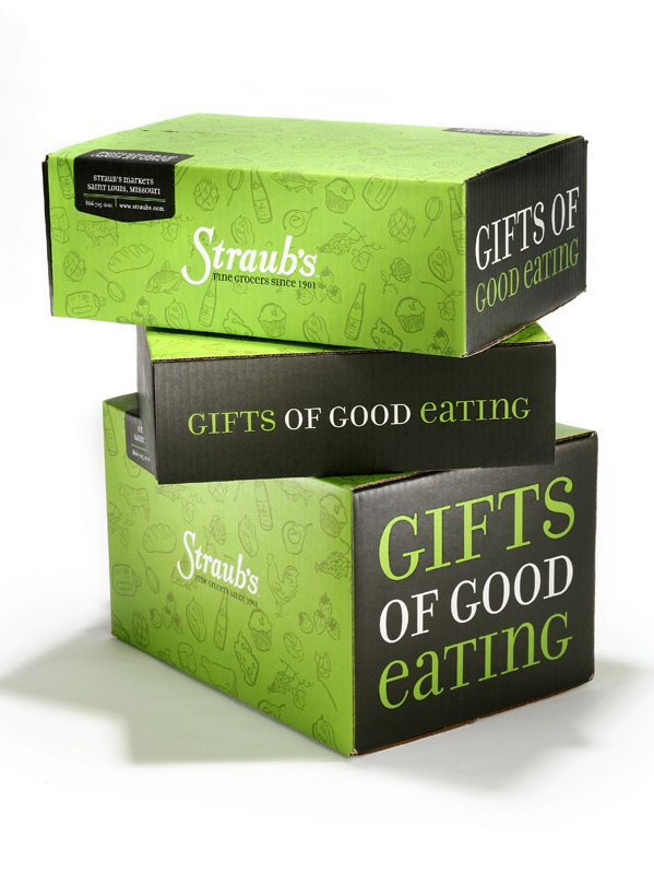 Straubs Green Boxes