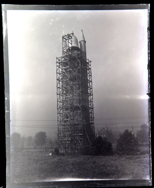 Compton Hill Tower. construction