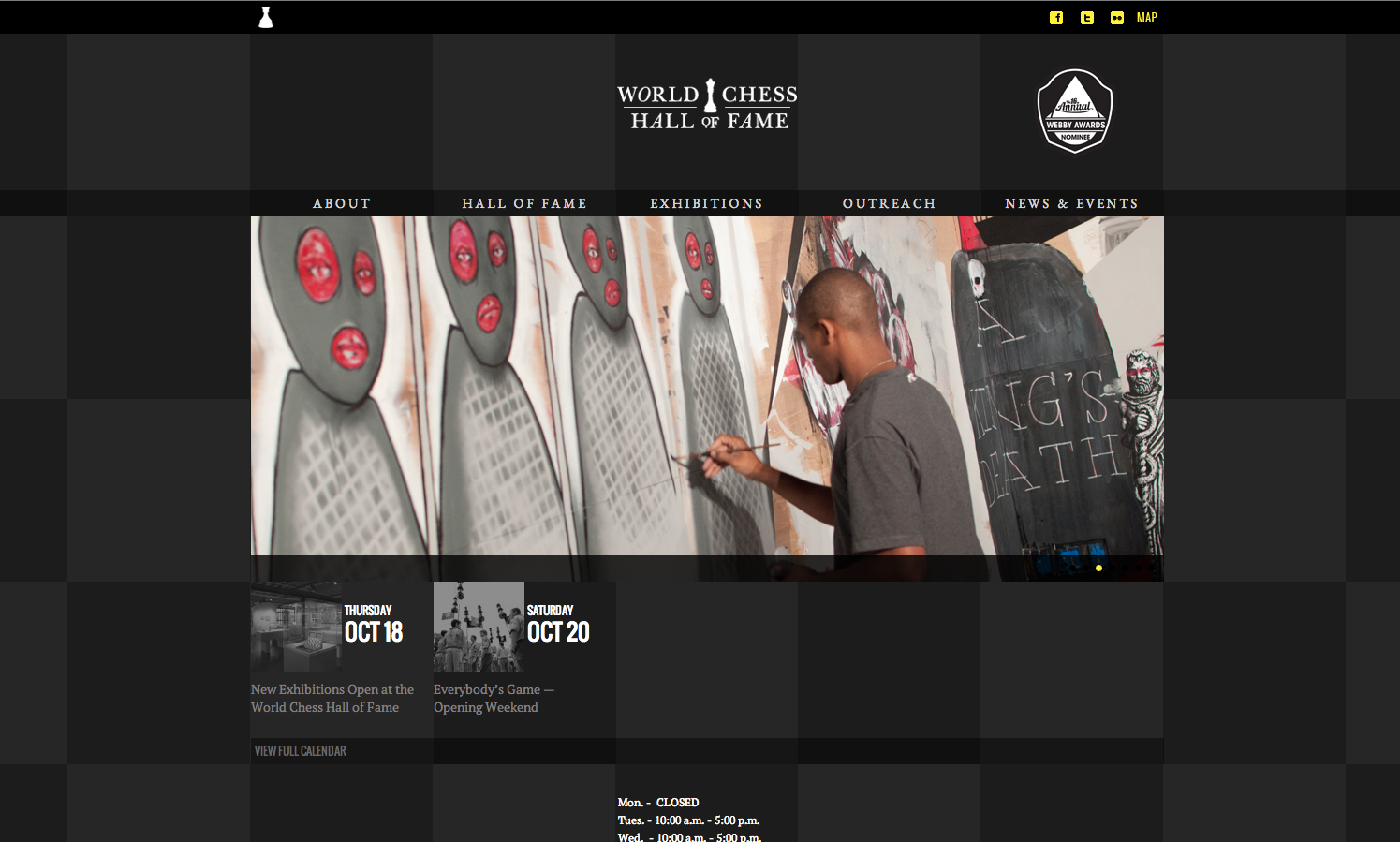 World Chess Hall of Fame website