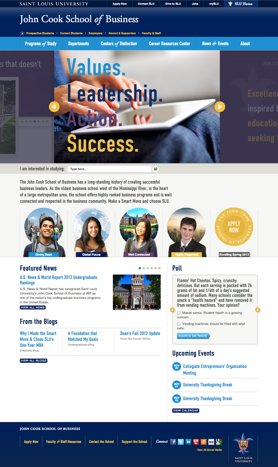 John Cook School of Business Homepage