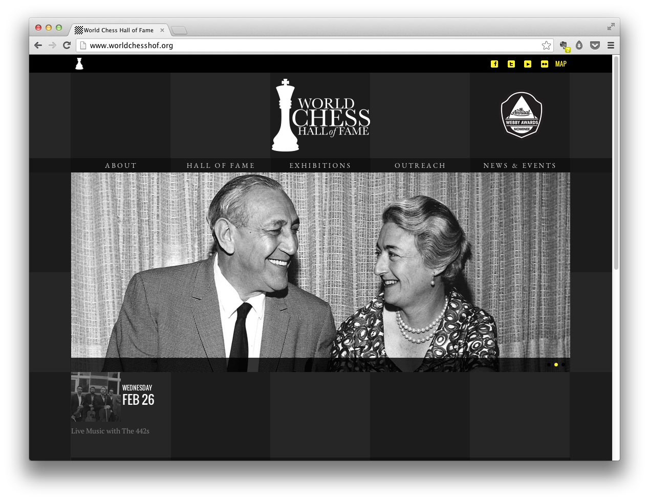 World Chess Hall of Fame Home Page by TOKY