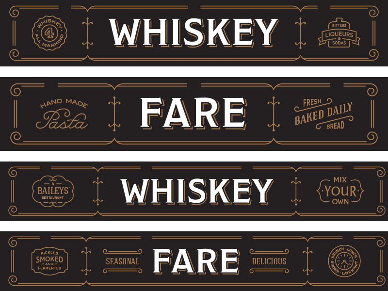 Whiskey-Fare-Signs