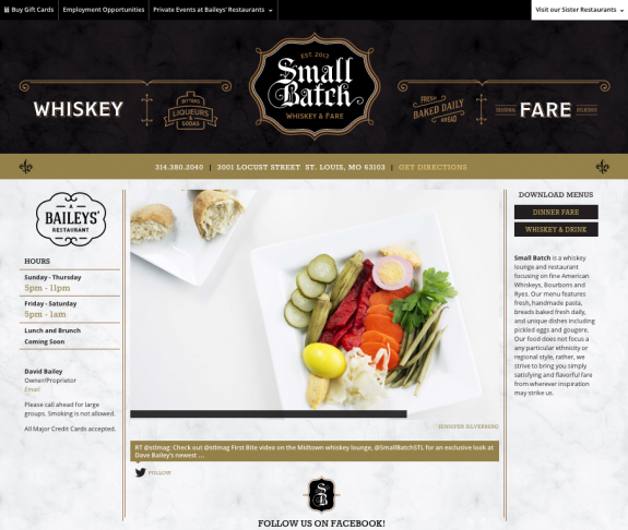 Small Batch Website