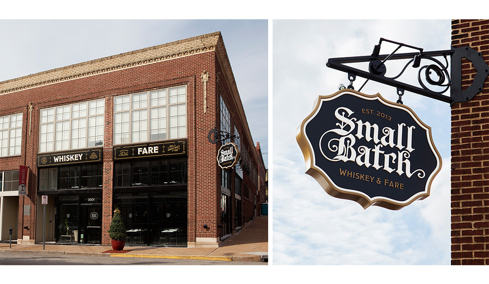 Small Batch Exterior Signage by TOKY