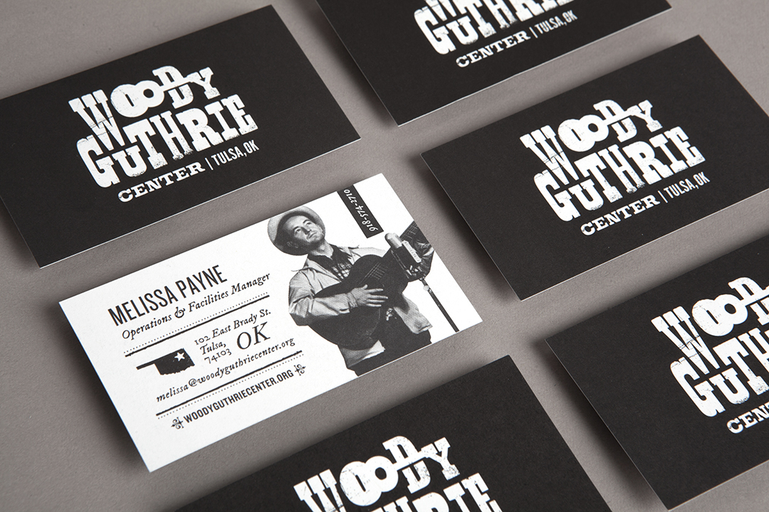 Woody Guthrie Business Cards
