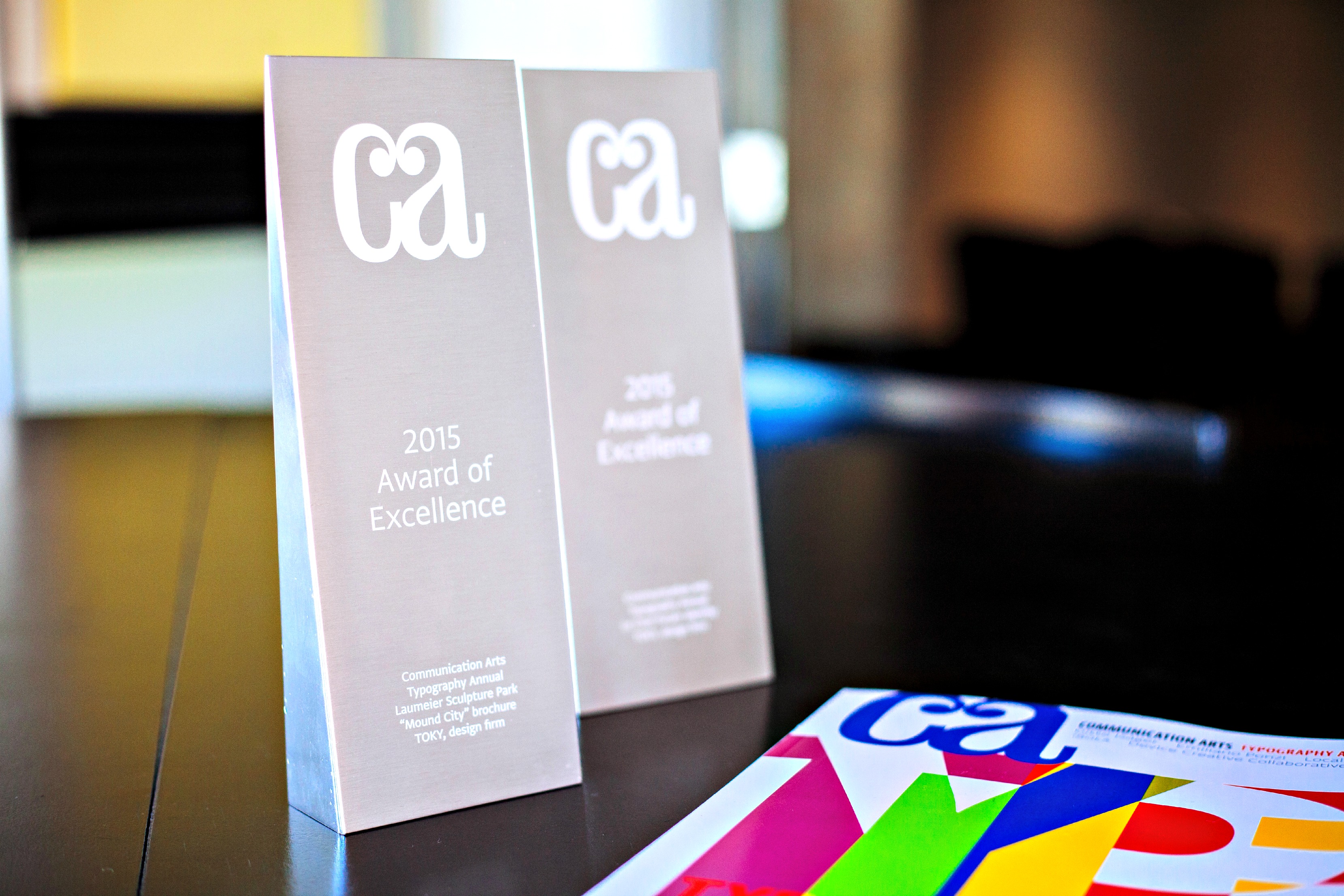 double feature: two awards in CA Typography Annual 2015