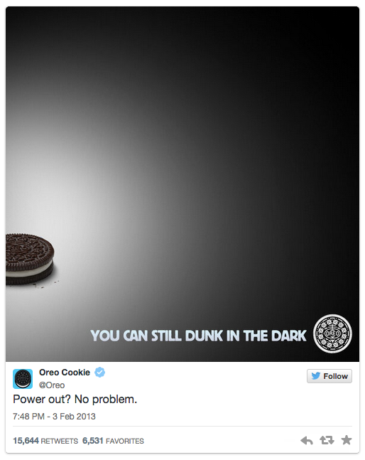 2013 Oreo tweet