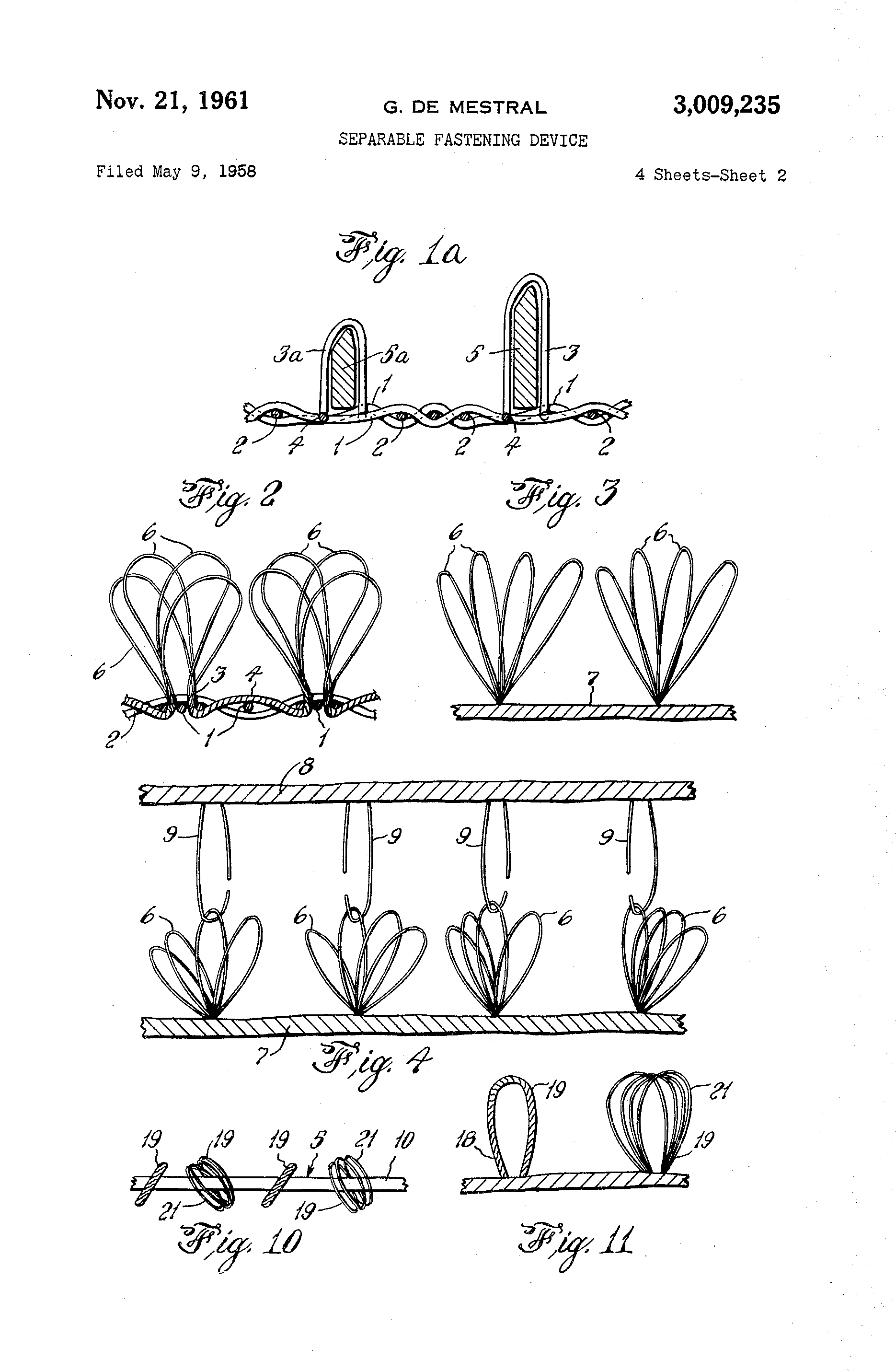 velcro patent design