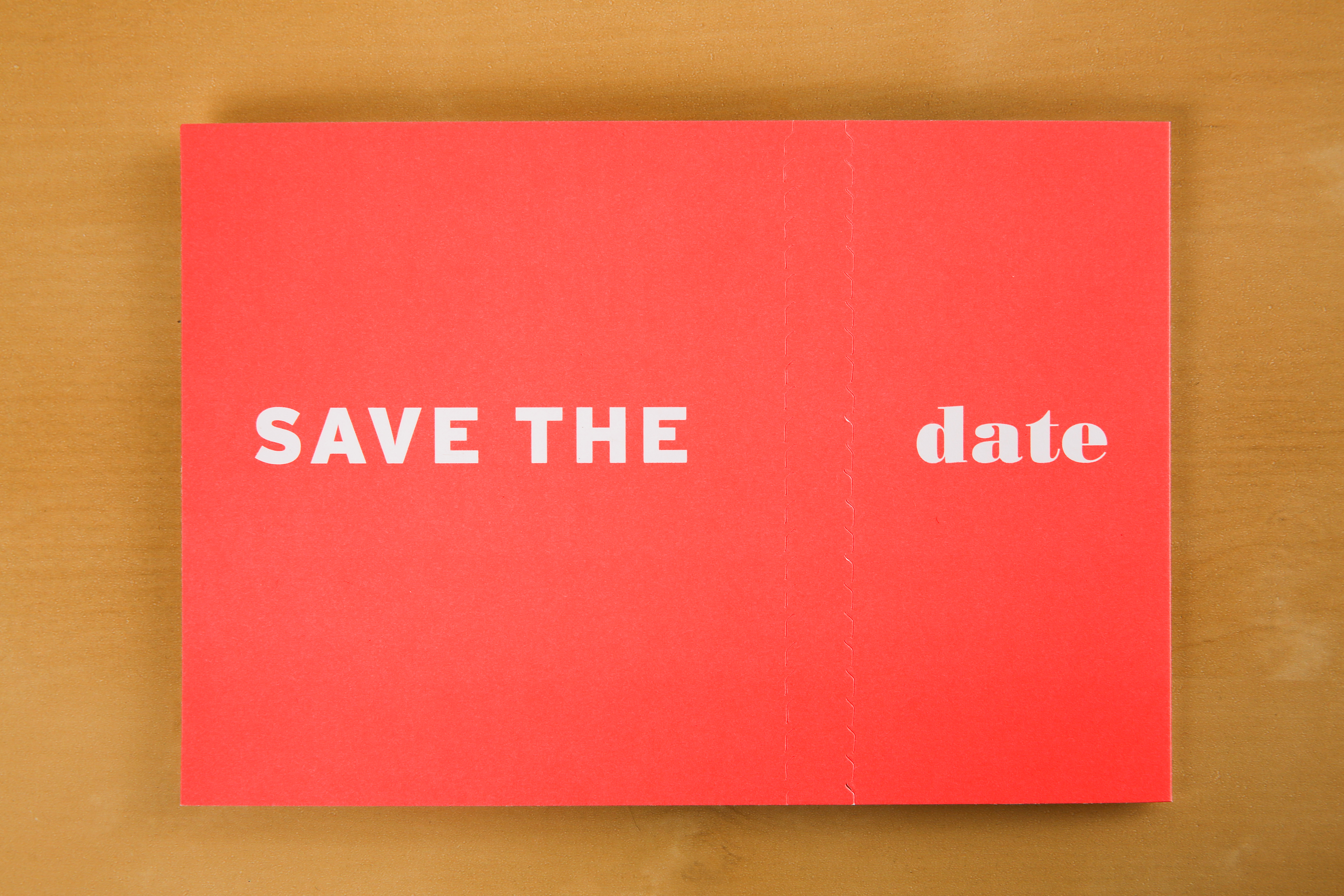 RA Save the Date unopened