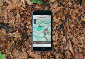 mobile Forest Park interactive map design