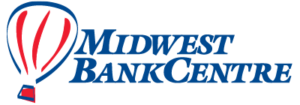Midwest BankCentre previous logo with balloon