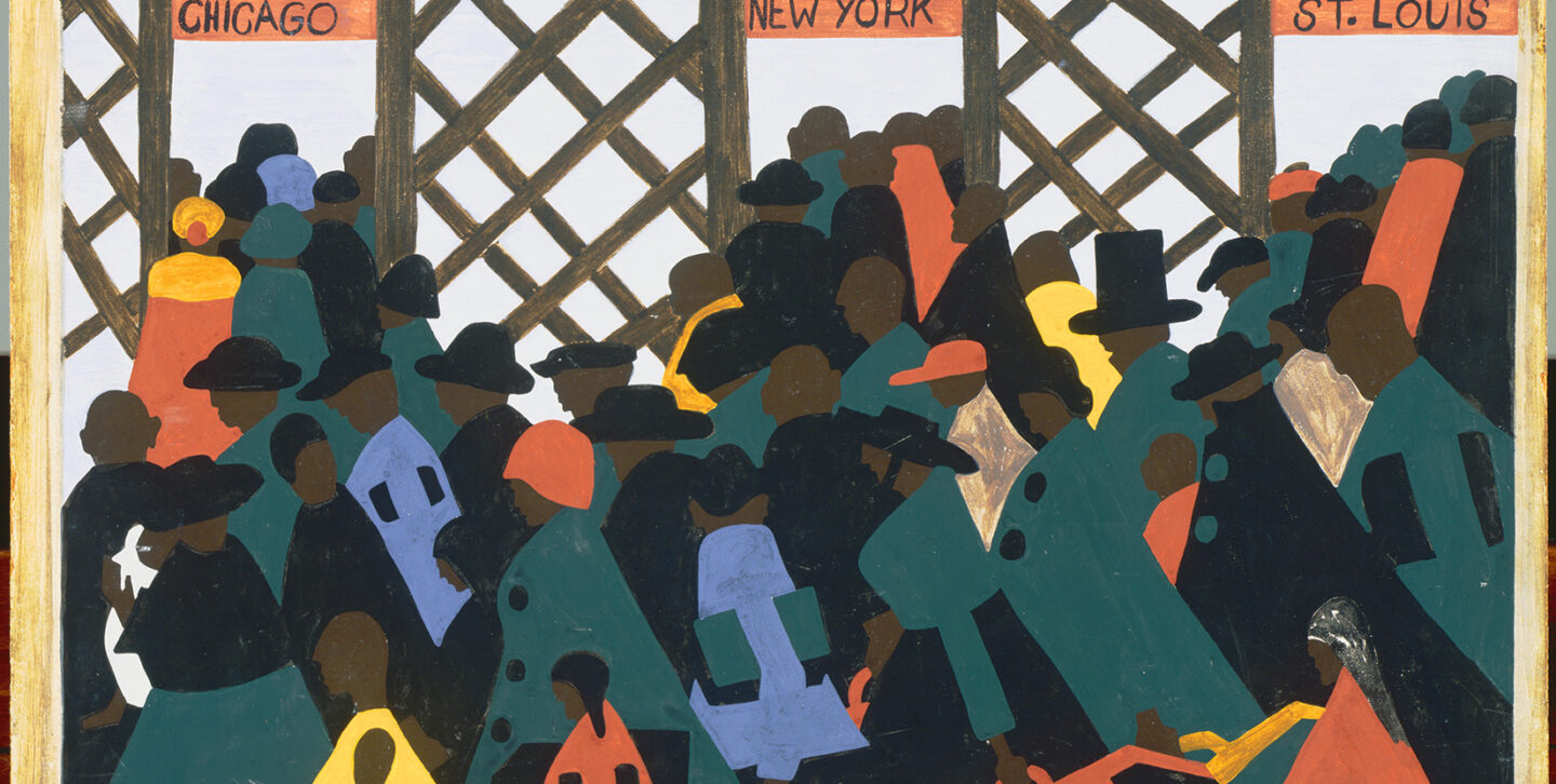 Jacob Lawrence_Migration Series Panel 1