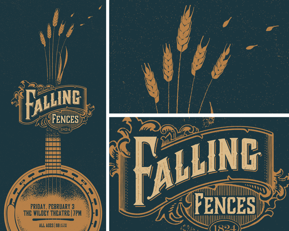 Falling Fences Poster