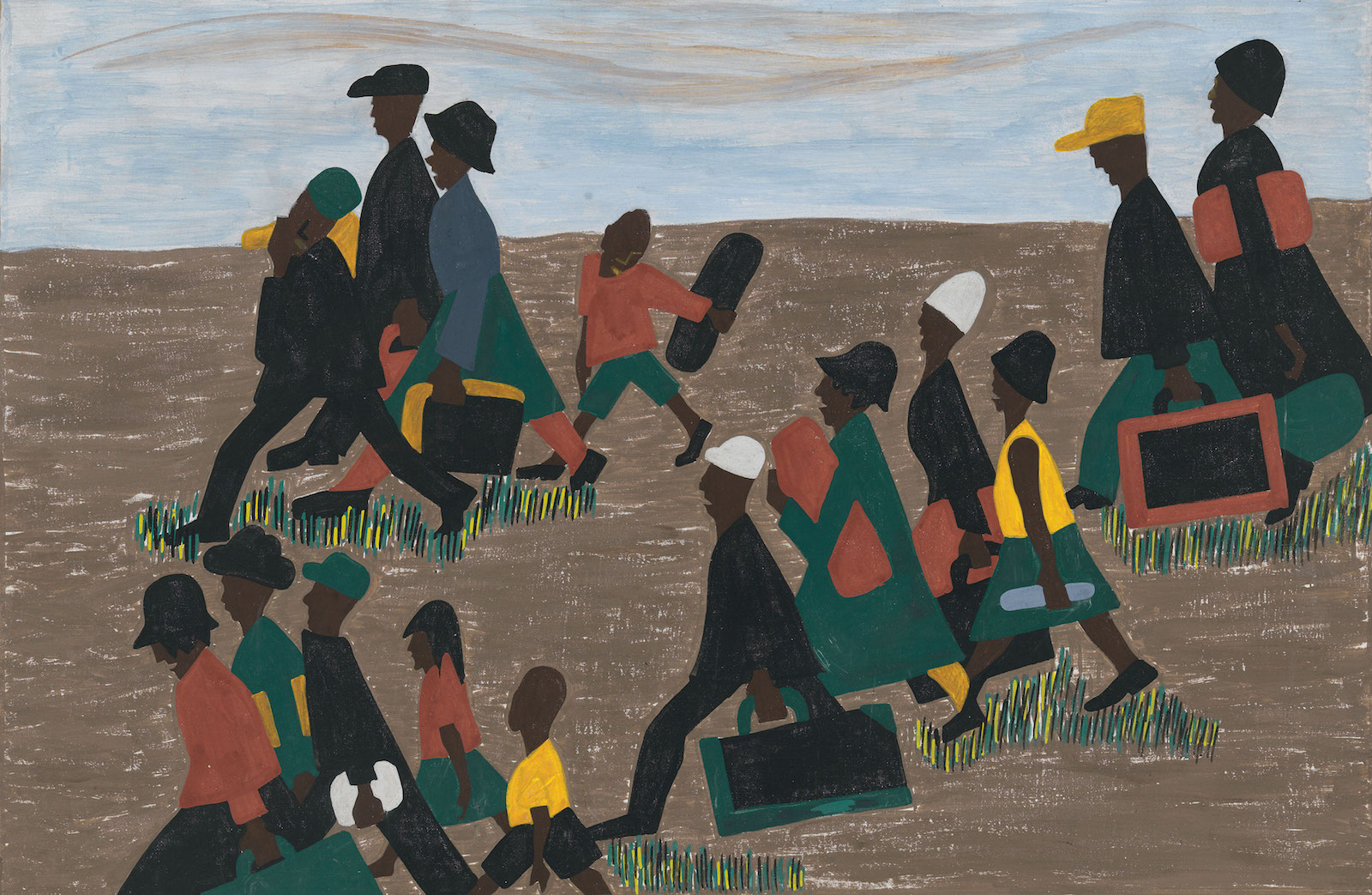 Jacob Lawrence Migration Series Panel 40