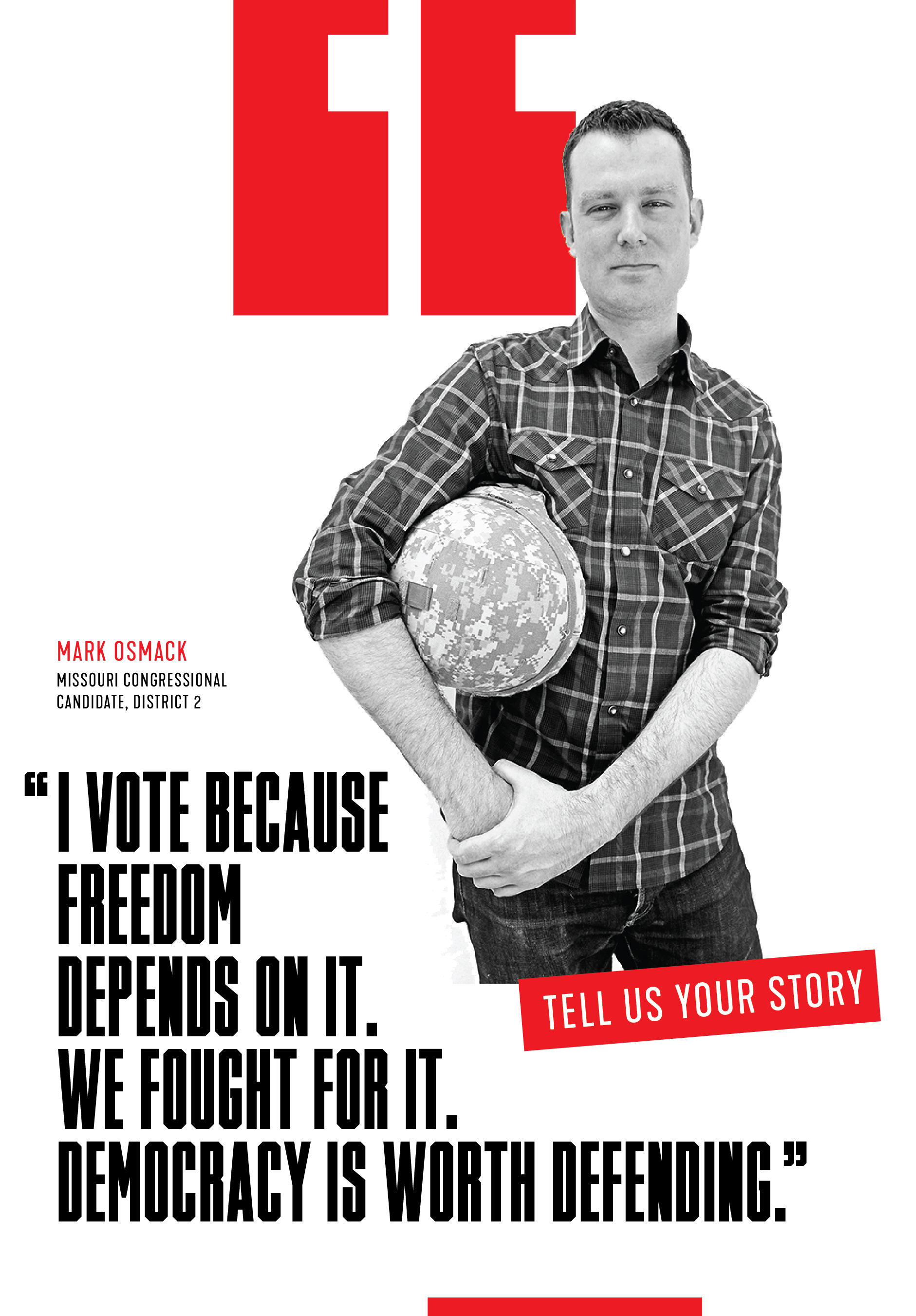 I VOTE BECAUSE Mark