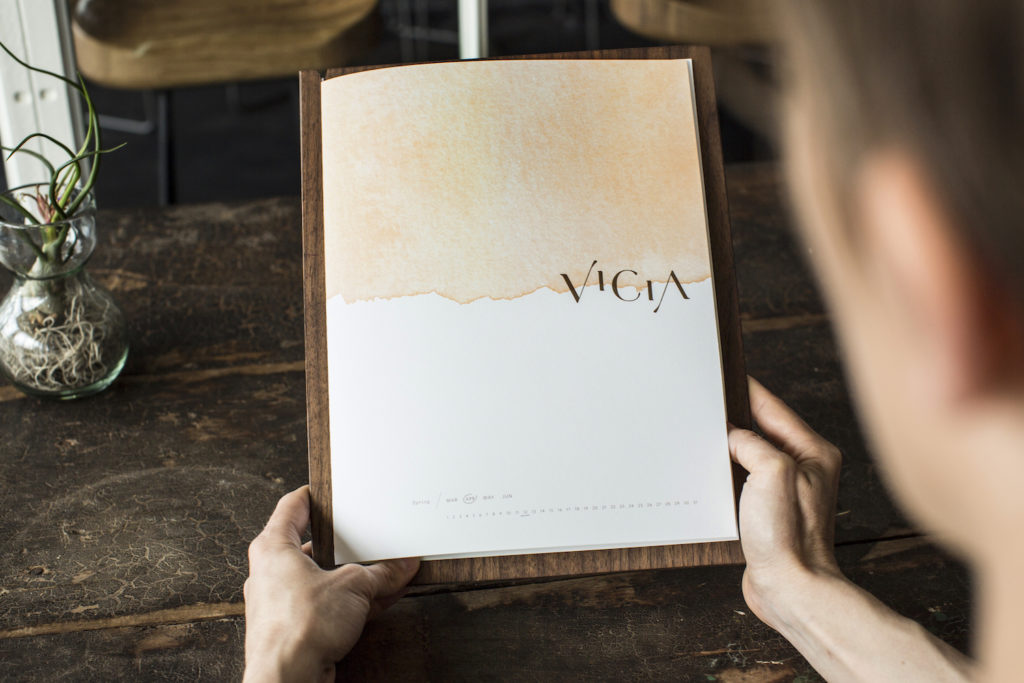 Vicia menu