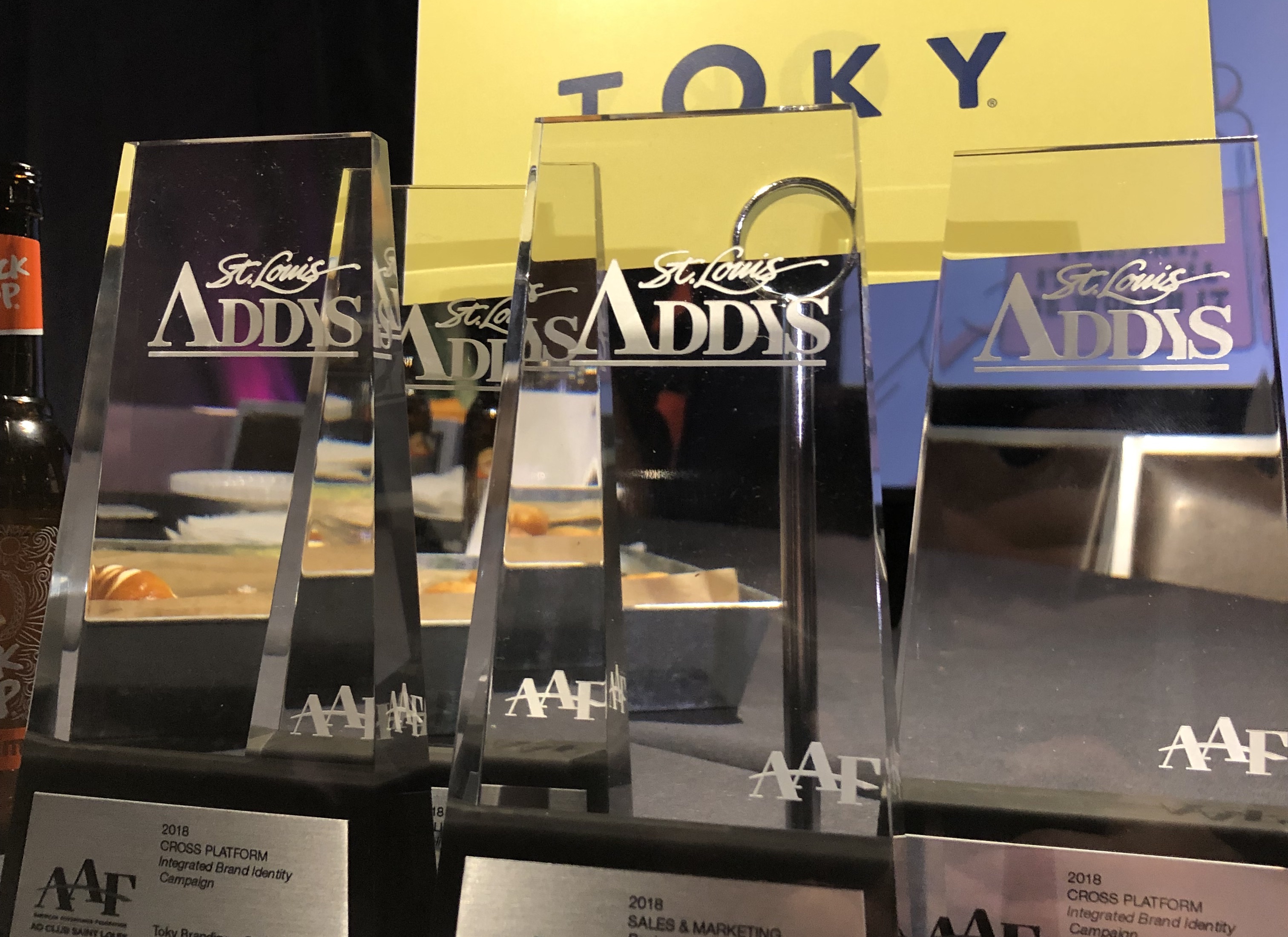Trophies at ADDY Awards