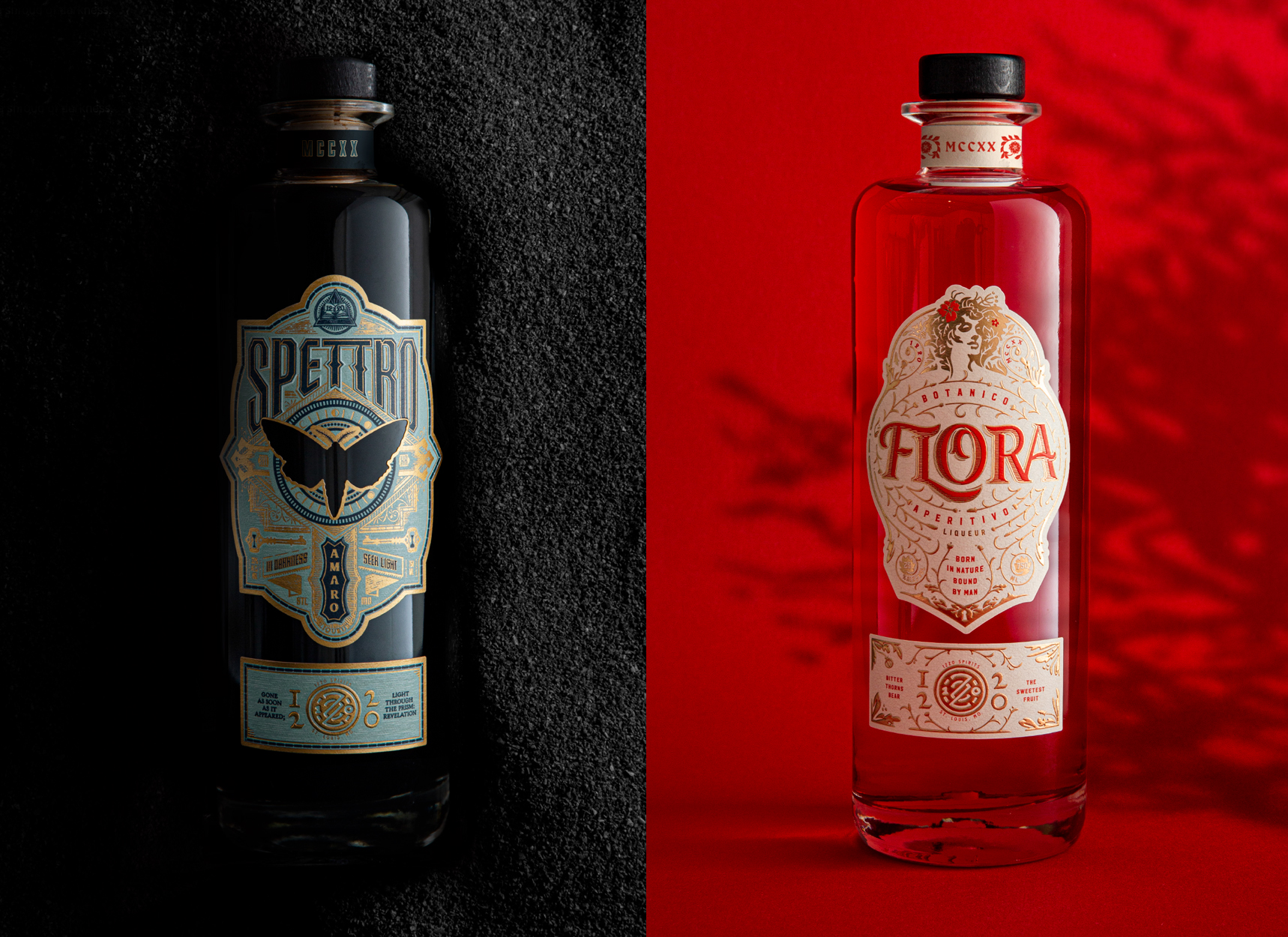 Spettro and Flora Bottles