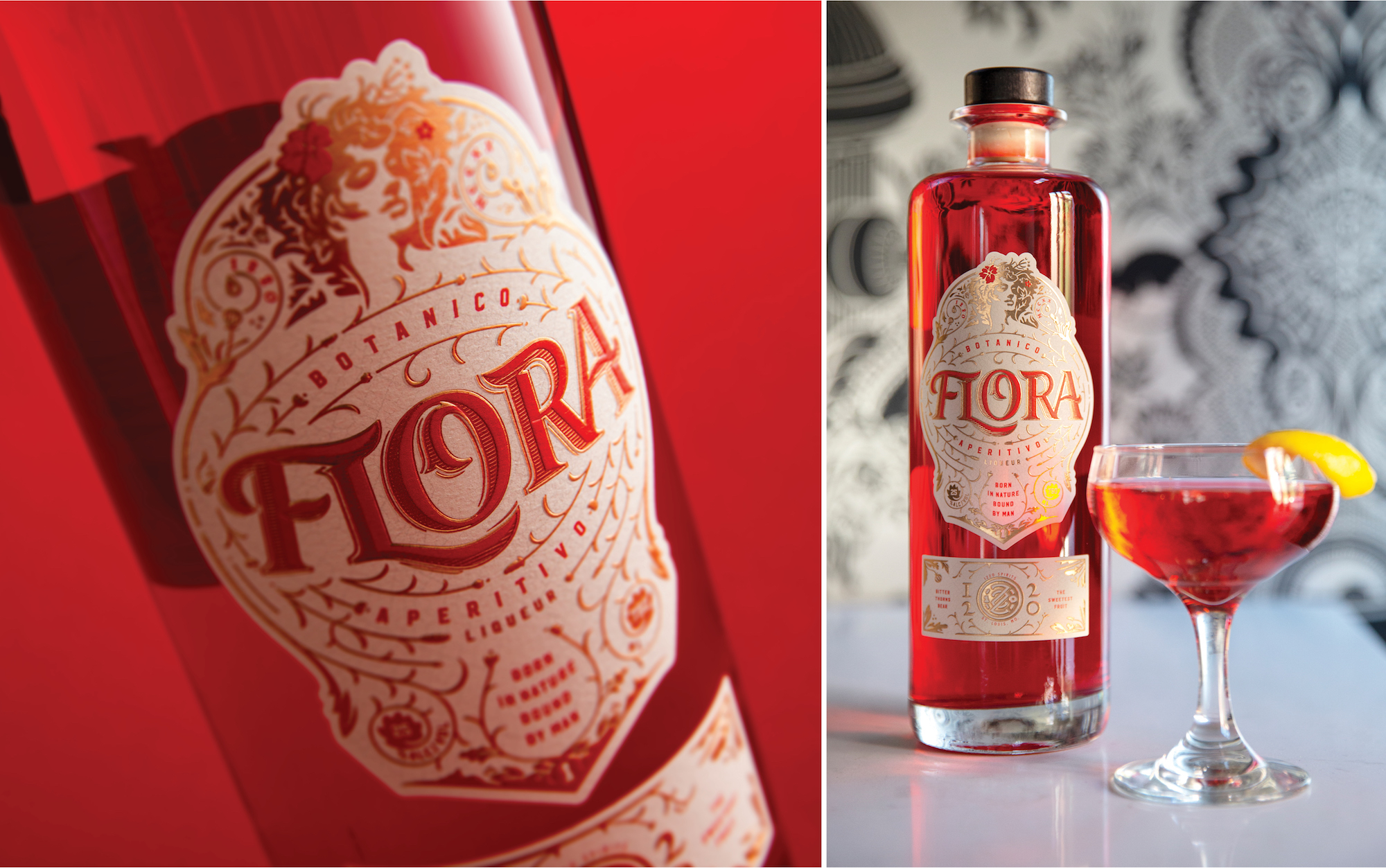 Photos of Flora bottle design