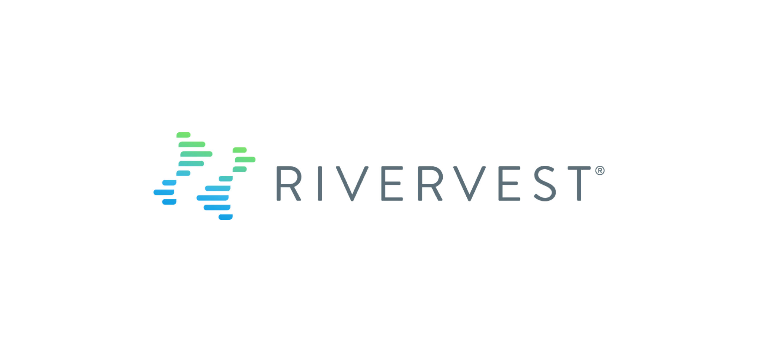 RiverVest logo white background