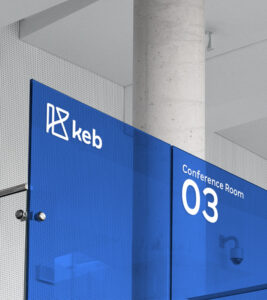 KEB conference room signage