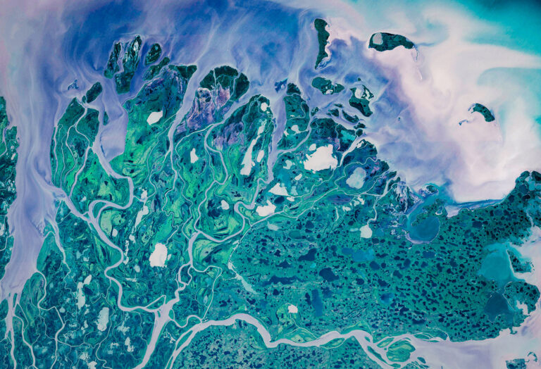 Aerial View of River