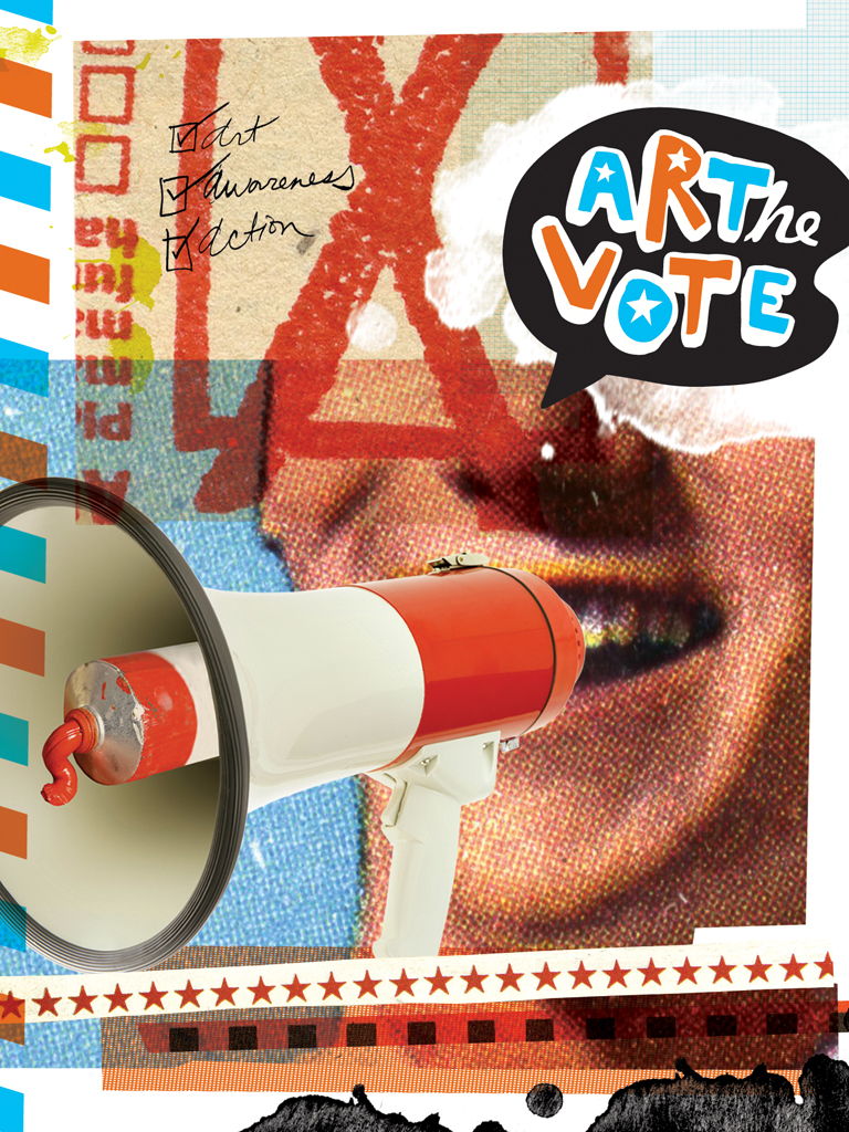 Art The Vote Poster