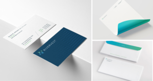 RiverVest business cards and stationery