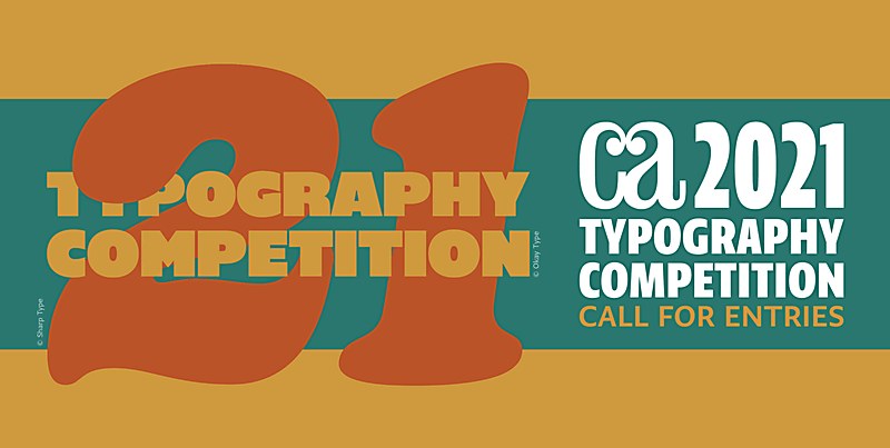 CA Typography Call for Entries Graphic