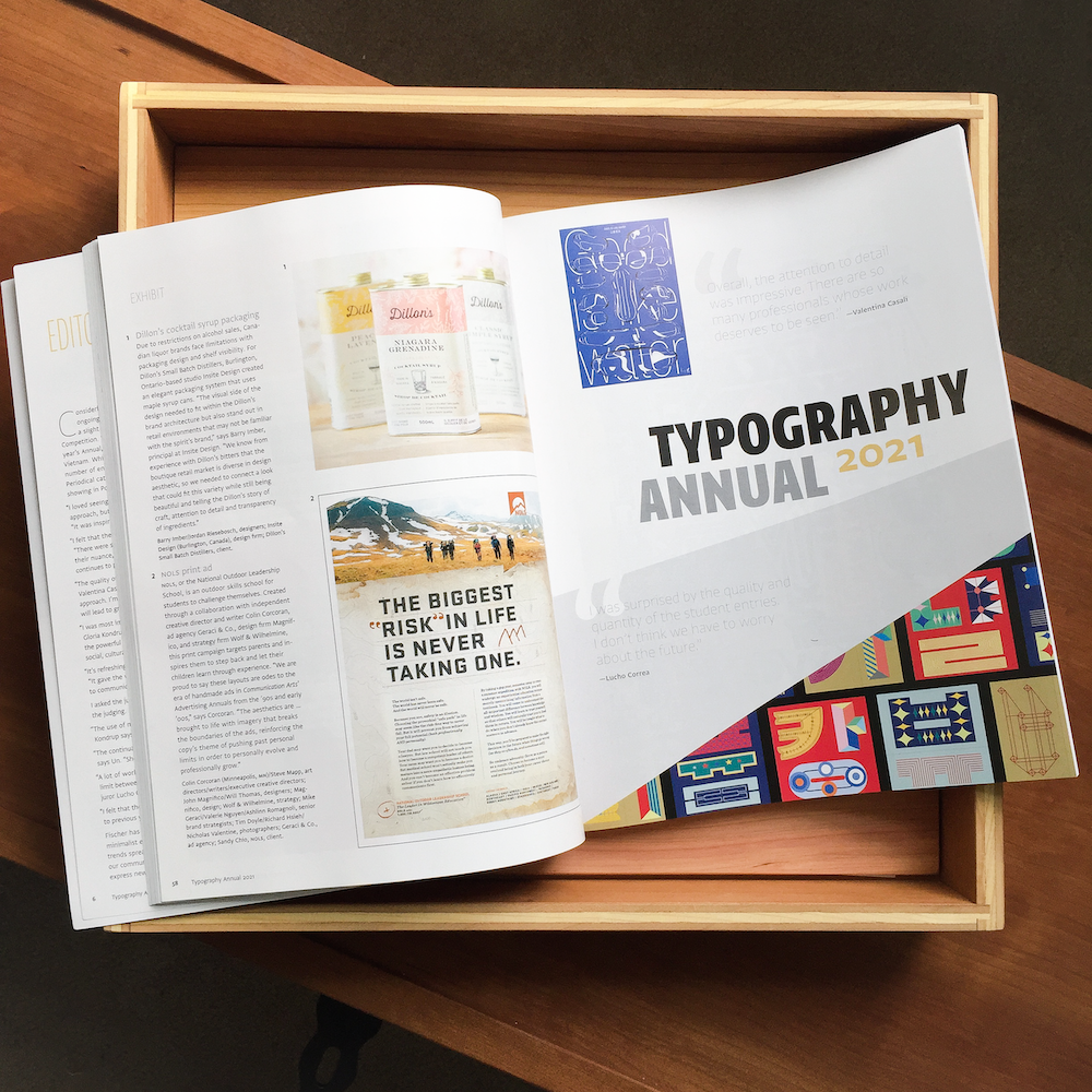 CA Typography Annual Interior Spread